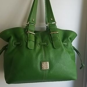 Dooney and Bourke Large Green Shoulder Bag